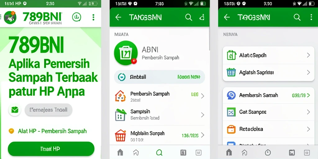 Antarmuka aplikasi 789BNI yang bersih dan fungsional.
