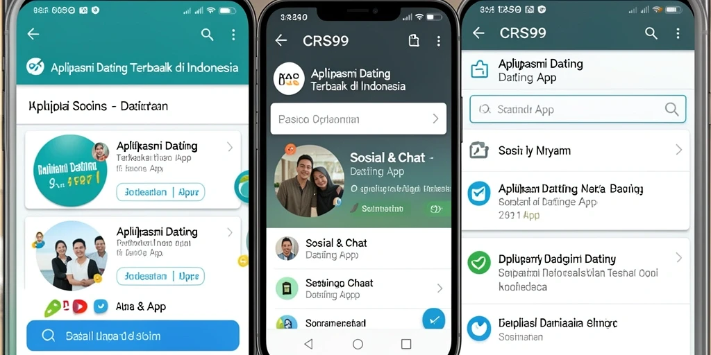 Tampilan antarmuka utama aplikasi CRS99 yang ramah pengguna.