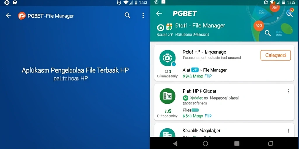 Tampilan antarmuka aplikasi PGBET yang sederhana dan fungsional.