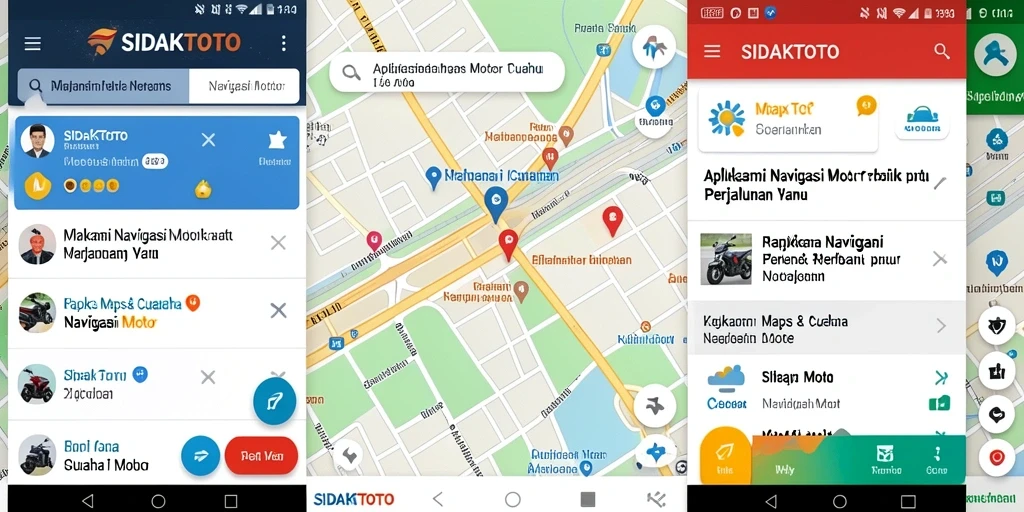 Tampilan antarmuka pengguna SIDAKTOTO yang intuitif untuk navigasi motor.